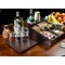 Dacasso Chocolate Brown Leather Coffee Condiment Organizer AG-3428 - alternate 5